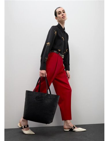 Bolso Shopper Logotipo Negro