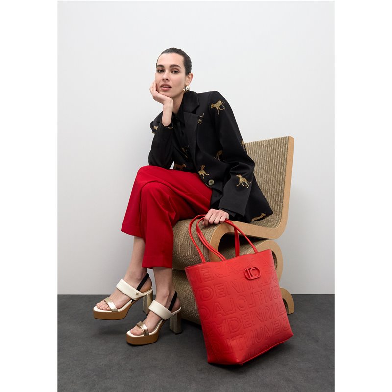 Bolso Shopper Logotipo Rojo