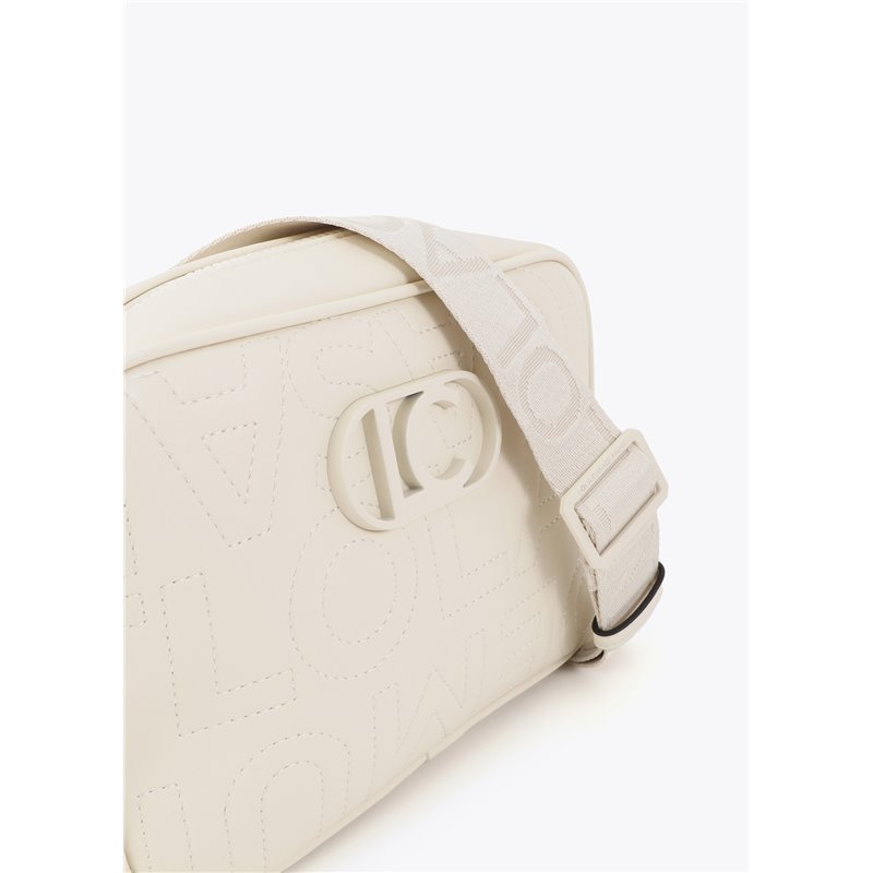 Bolso Bandolera Logotipo Beig