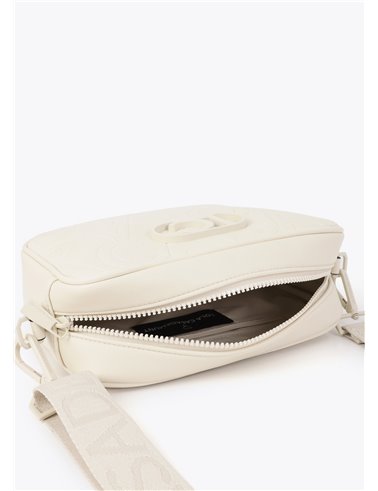 Bolso Bandolera Logotipo Beig