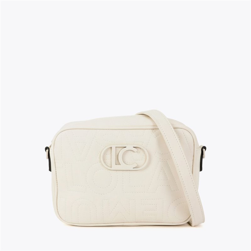 Bolso Bandolera Logotipo Beig