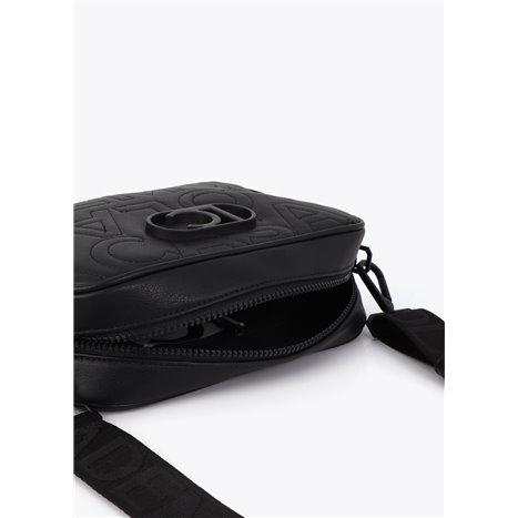 Bolso Bandolera Logotipo Negro