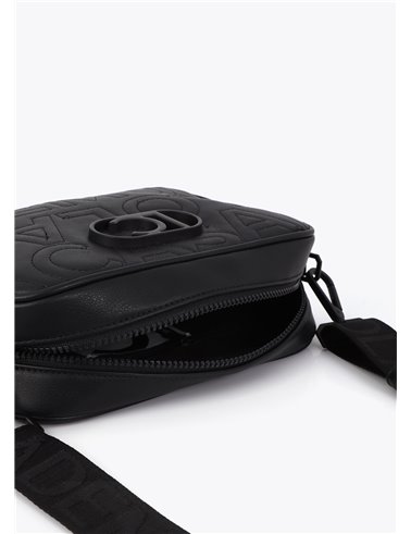 Bolso Bandolera Logotipo Negro