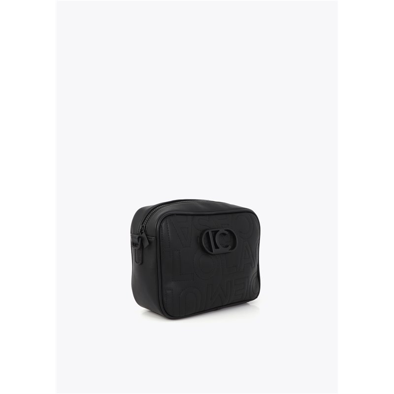 Bolso Bandolera Logotipo Negro