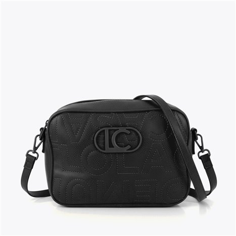 Bolso Bandolera Logotipo Negro