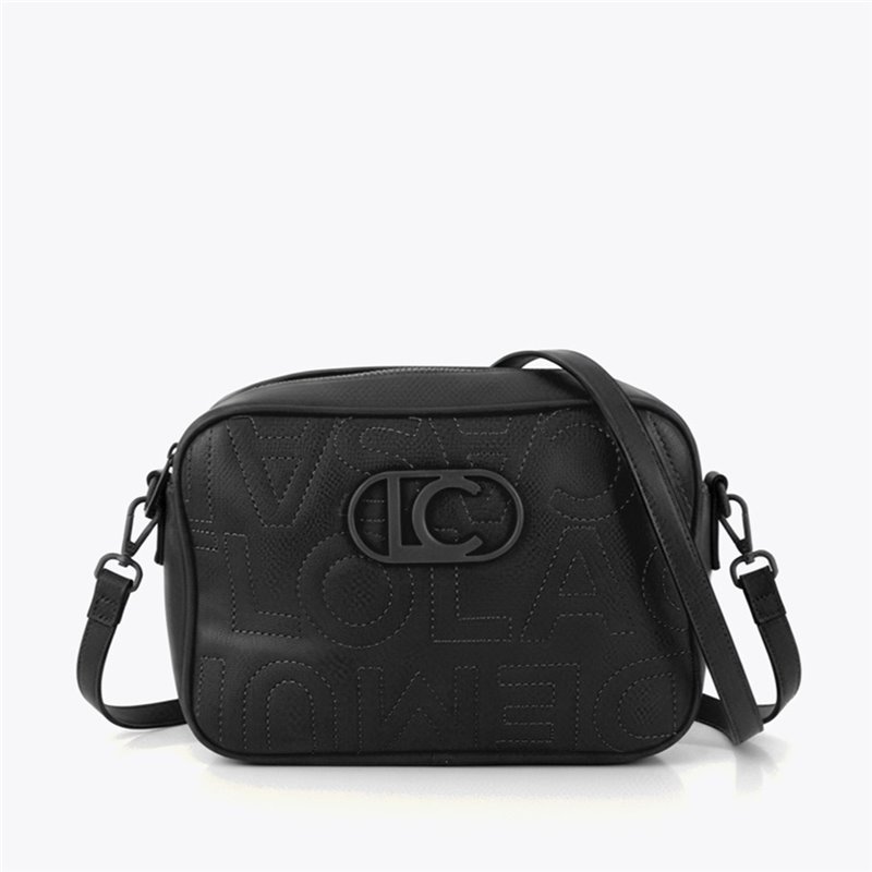 Bolso Bandolera Logotipo Negro