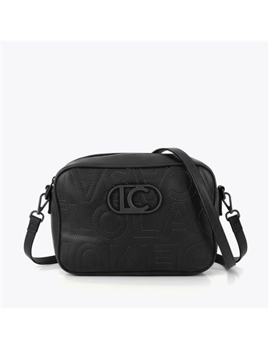 Bolso Bandolera Logotipo Negro