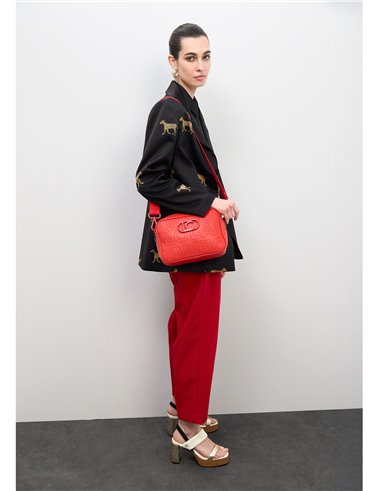 Bolso Bandolera Logotipo Rojo