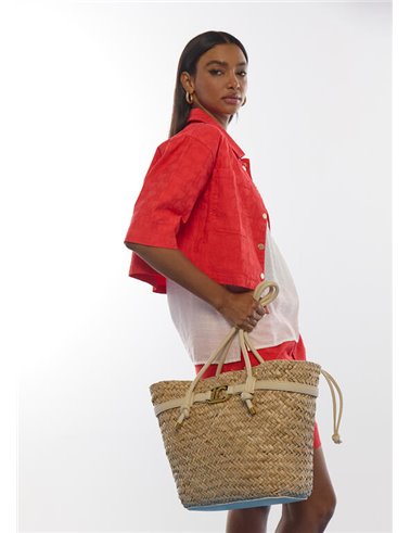 Bolso Capazo Nudo Blanco