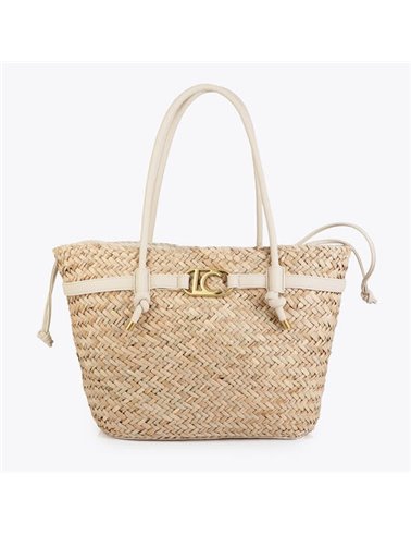 Bolso Capazo Nudo Blanco