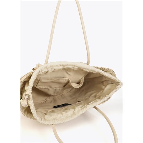 Bolso Capazo Nudo Blanco