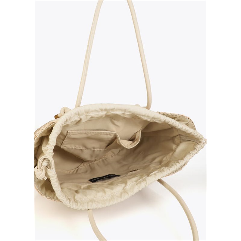 Bolso Capazo Nudo Blanco