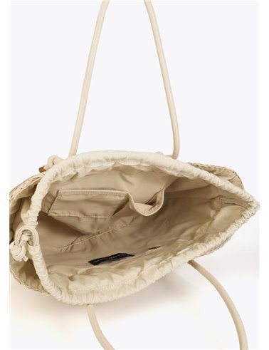 Bolso Capazo Nudo Blanco