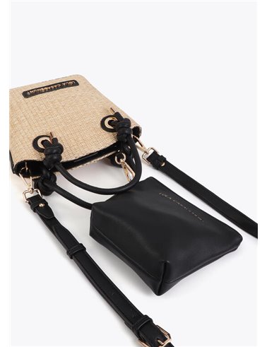 Bolso Mini Rafia Beig