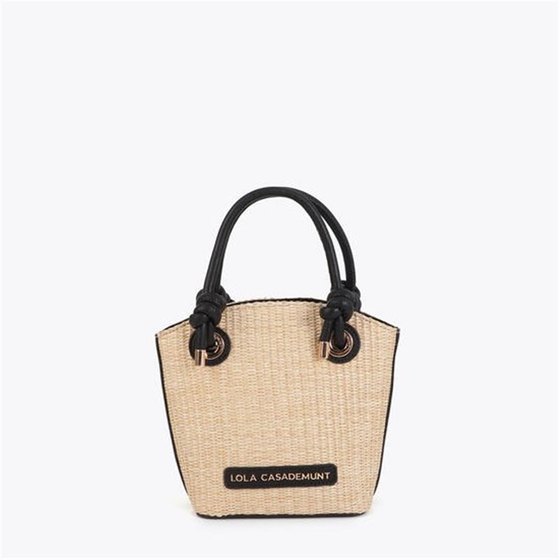 Bolso Mini Rafia Beig