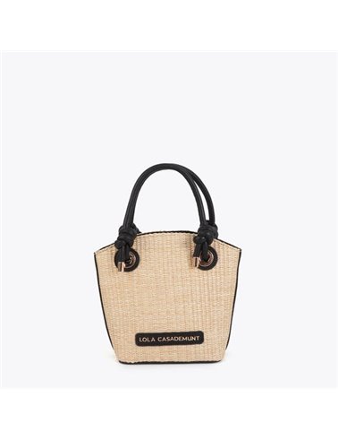 Bolso Mini Rafia Beig
