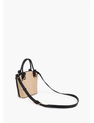 Bolso Mini Rafia Beig