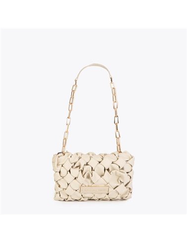 Bolso Bandolera Nudos Beig