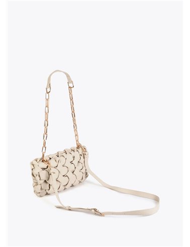 Bolso Bandolera Nudos Beig