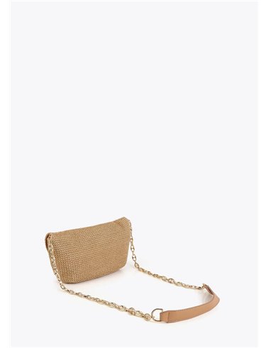 Bolso Cartera Lc Rafia Beig