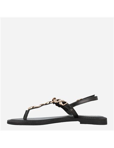 Sandalia Morera Negro