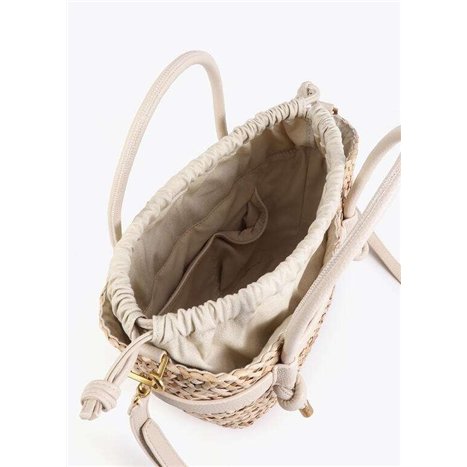 Bolso Mini Capazo  Blanco