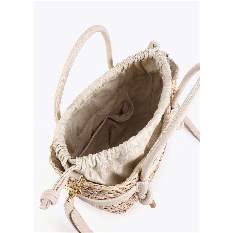 Bolso Mini Capazo  Blanco