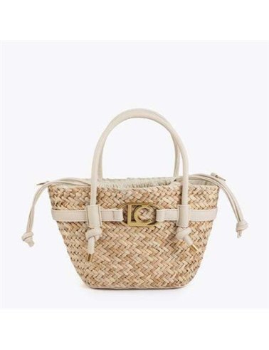 Bolso Mini Capazo  Blanco