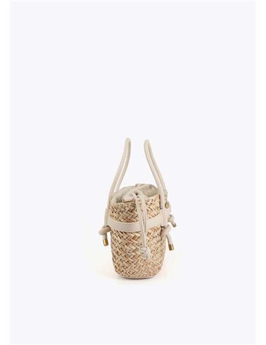 Bolso Mini Capazo  Blanco