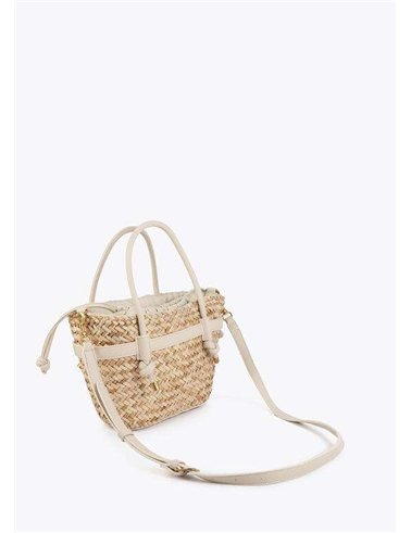 Bolso Mini Capazo  Blanco