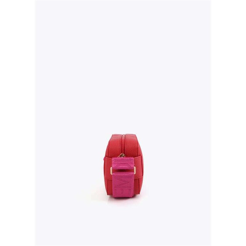 Bolso Bandolera Asa Nylon Rojo