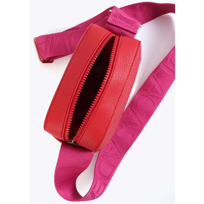 Bolso Bandolera Asa Nylon Rojo