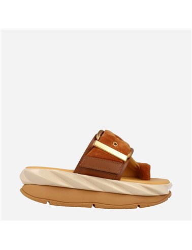 Sandalia Mellow Glow Cuero