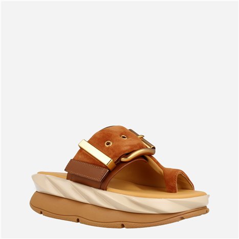 Sandalia Mellow Glow Cuero