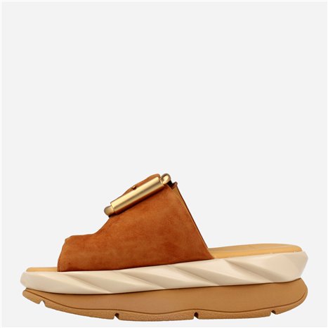 Sandalia Mellow Glow Cuero