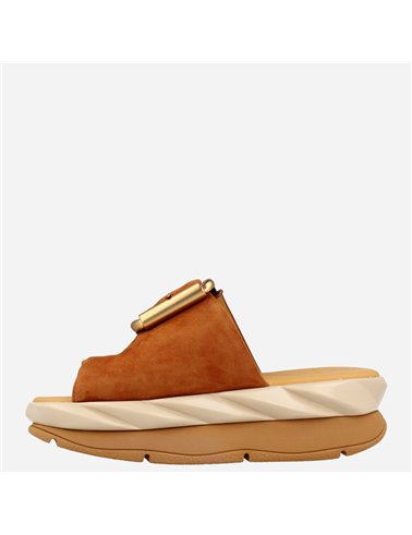 Sandalia Mellow Glow Cuero