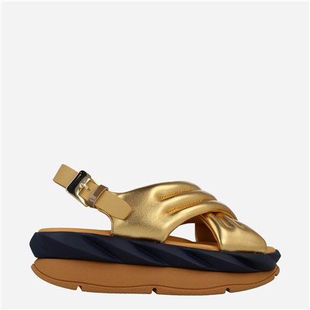 Sandalia Mellow Mana Oro