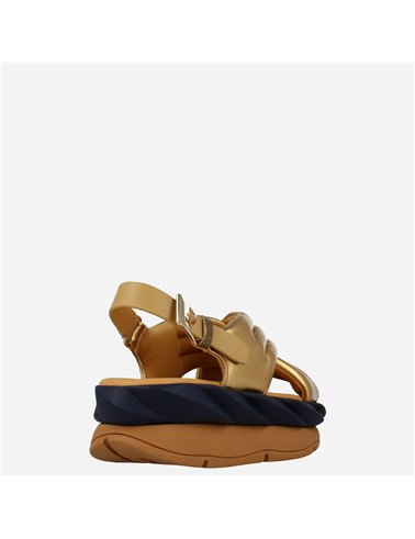 Sandalia Mellow Mana Oro