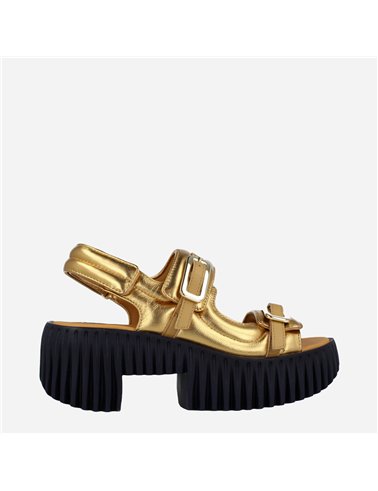 Sandalia Plia Kiko Oro