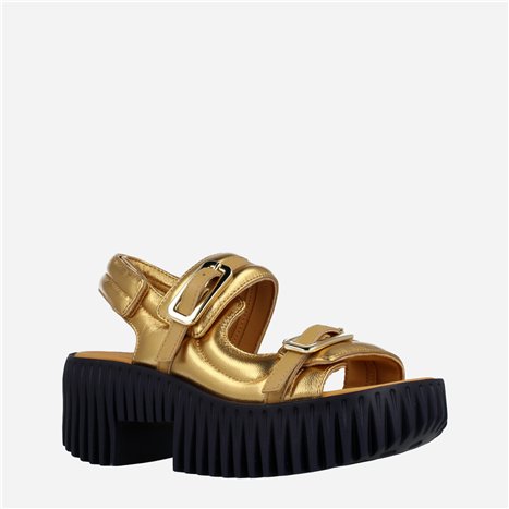 Sandalia Plia Kiko Oro