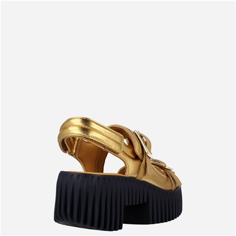 Sandalia Plia Kiko Oro