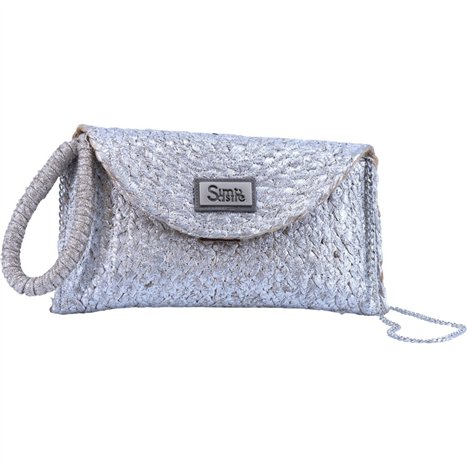 Bolso Cartera Bertha Plata