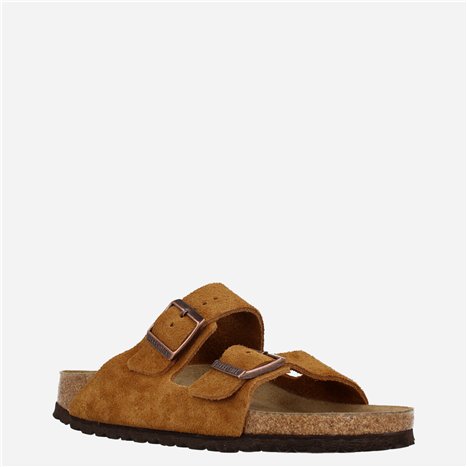 Sandalia Arizona Suede W Cuero
