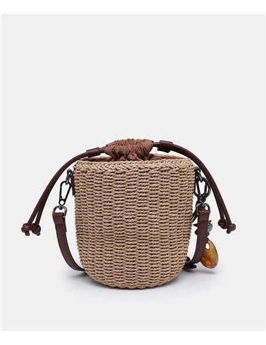 Bolso Cubo Alaska Marrón