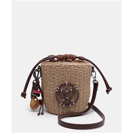 Bolso Cubo Alaska Marrón