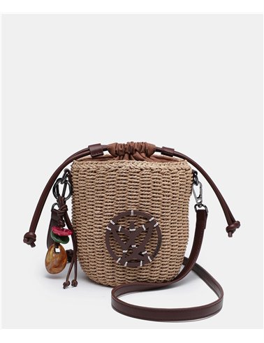 Bolso Cubo Alaska Marrón