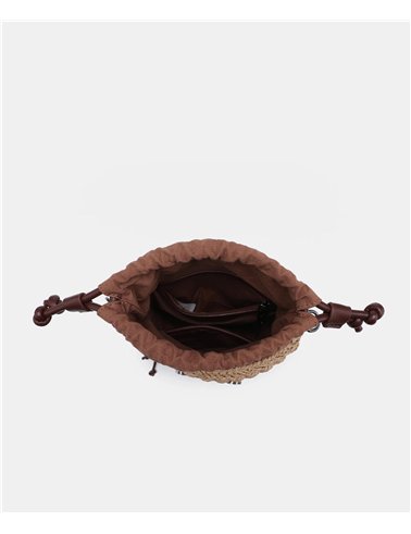 Bolso Cubo Alaska Marrón