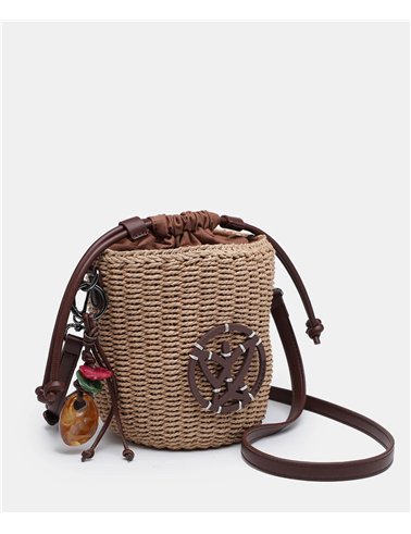 Bolso Cubo Alaska Marrón