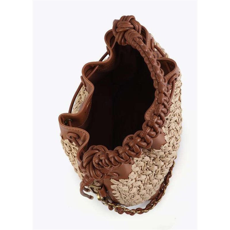 Bolso Judas Rafia Marrón