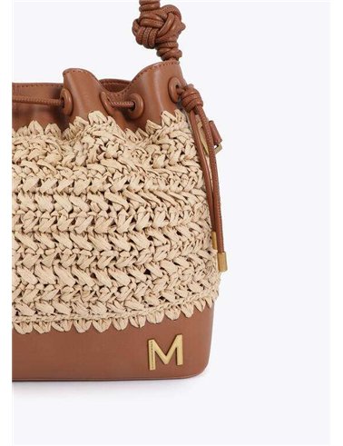 Bolso Judas Rafia Marrón